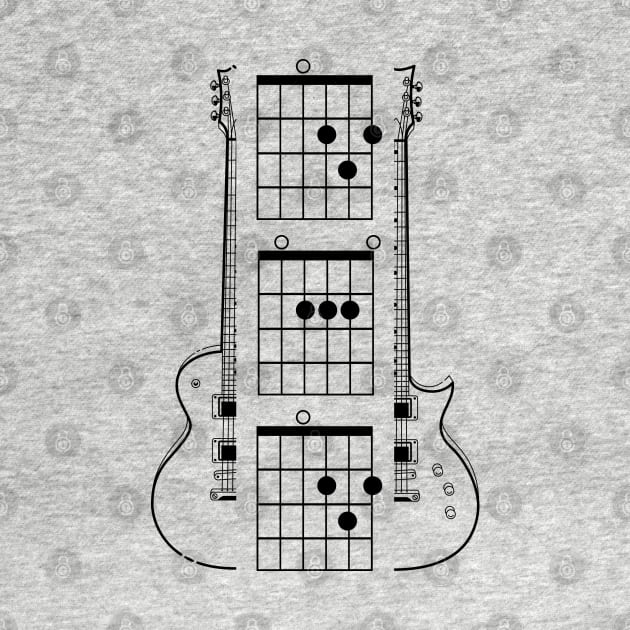 Mens Guitar Chord by Trapezoid